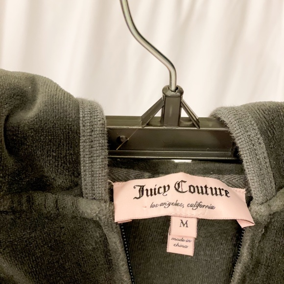 Charcoal Velour Jacket - Picture 4 of 4